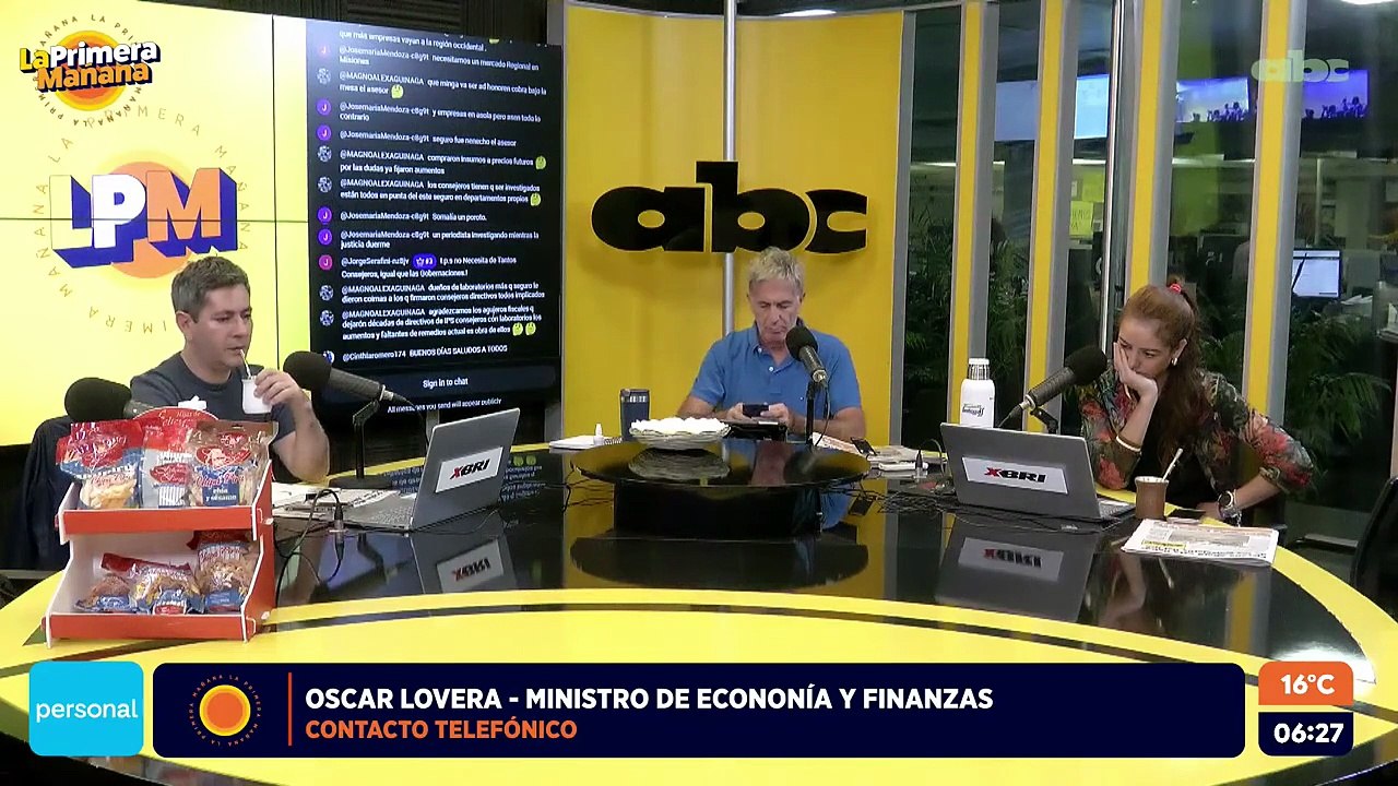 Oscar Lovera, ministro de Econonía y Finanzas