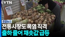 전통시장도 폭염 직격탄...'히트플레이션' 채솟값 급등 / YTN