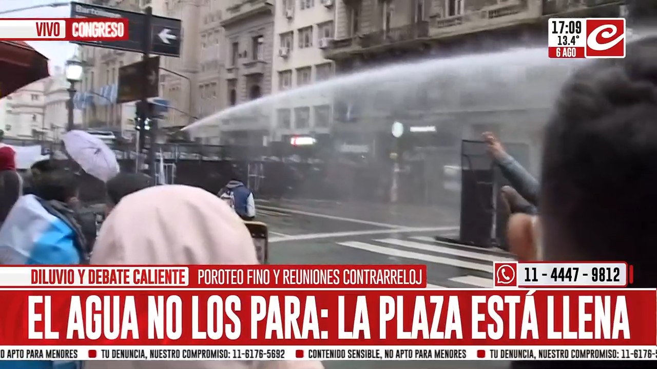 Graves incidentes en el Congreso