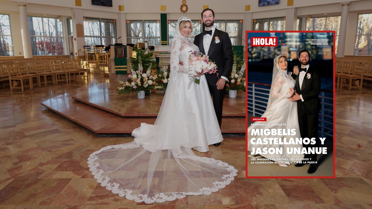 Migbelis Castellanos y Jason Unanue Matrimonio Portada Digital ¡HOLA! Americas