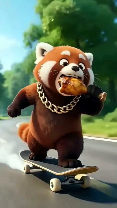 When You Steal the Boss Cat’s Chicken! 🐱🍗 😂