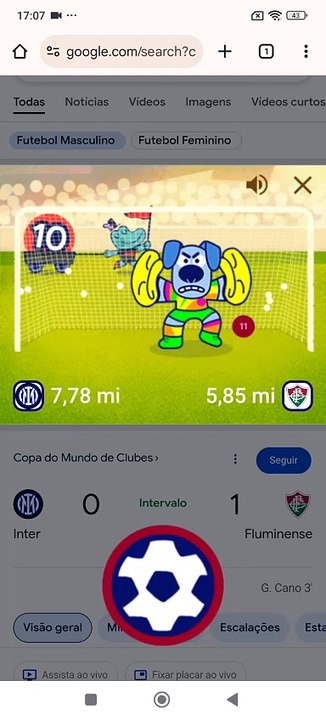59 - Inter de Milão x Fluminense - Partida 1 - Mini Cup Google Copa do Mundo de Clubes