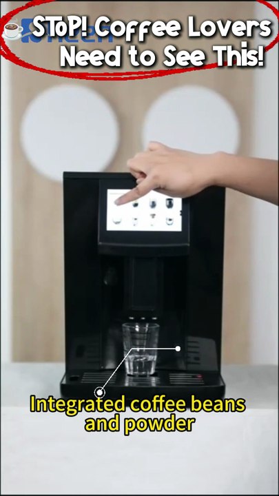 😍 One Touch. Perfect Coffee. •