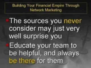 Building Your Financial Empire Through MLM