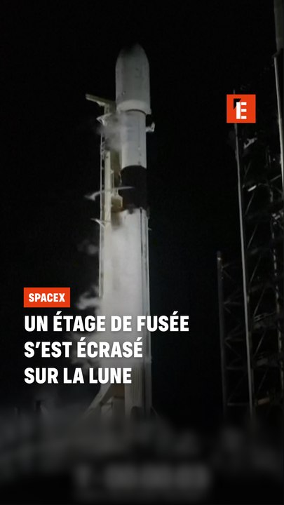 Un étage de la fusée SpaceX s’est écrasé sur la Lune