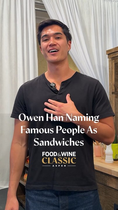 Owen Han Naming Famous People As Sandwiches