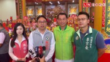 代表總統致贈威振宮中堂  黃世杰：6大政見符合關公忠義精神