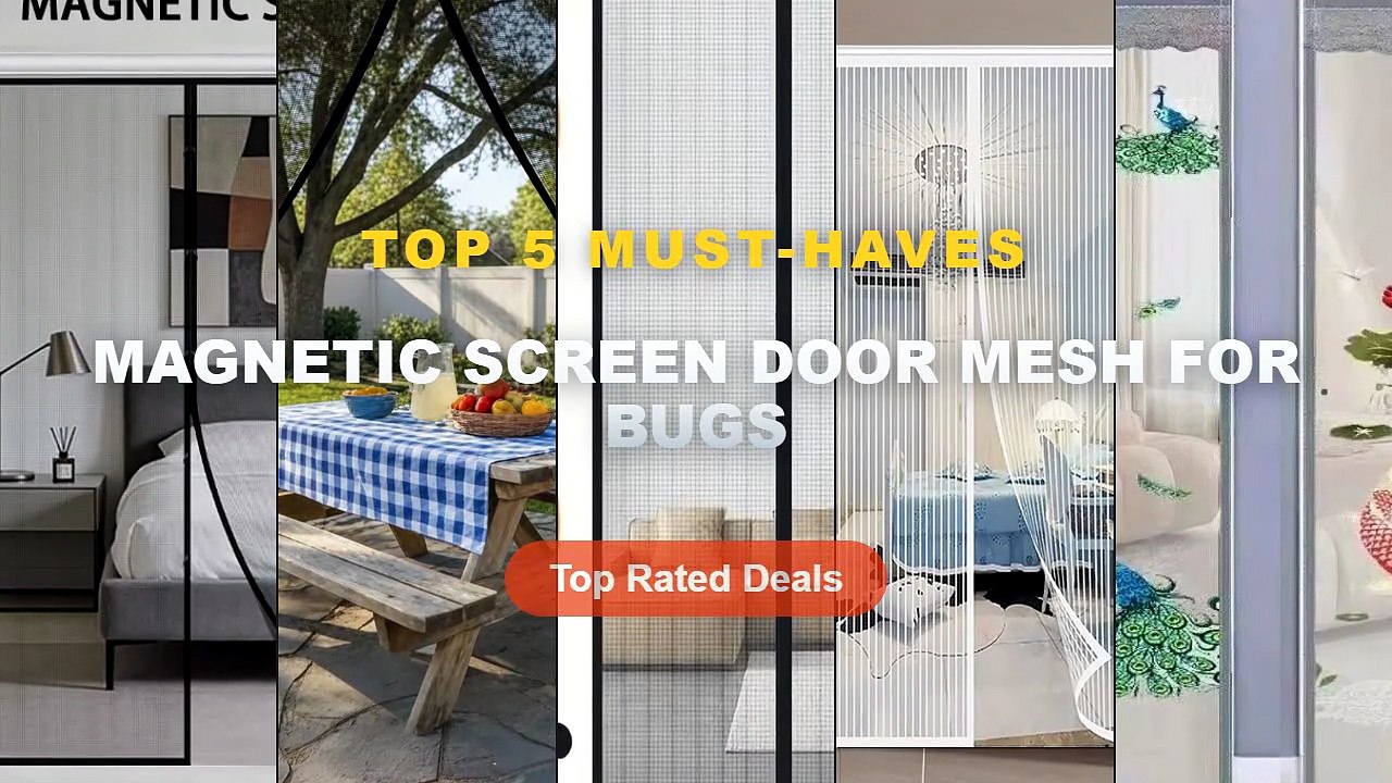 Don't Buy Magnetic Screen Door Mesh For Bugs Before Watching This! - Magnetic Screen Door Curtain, Anti Mosquito Net, In...