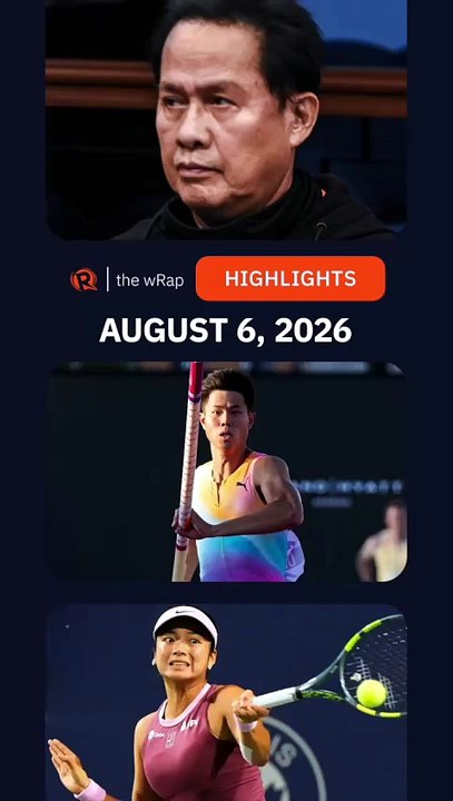 Today’s headlines: Apollo Quiboloy, EJ Obiena, Alex Eala | The wRap | August 6, 2026