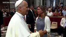 Matthew McConaughey meets Pope Leo XIV