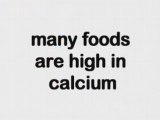 Non-dairy calcium sources