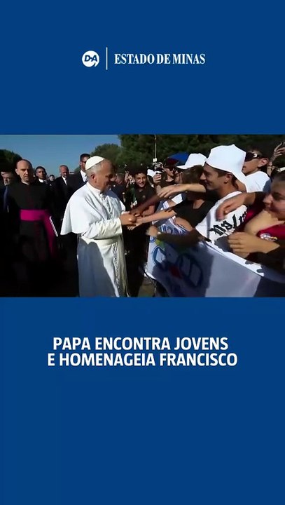Papa encontra jovens europeus durante visita a Assis