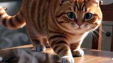 The Infinite Cheese Stretch! 🍕🐱 #Shorts