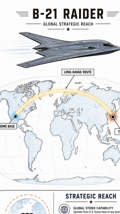 The B-21 Raider is America’s next-generation stealth bomber.