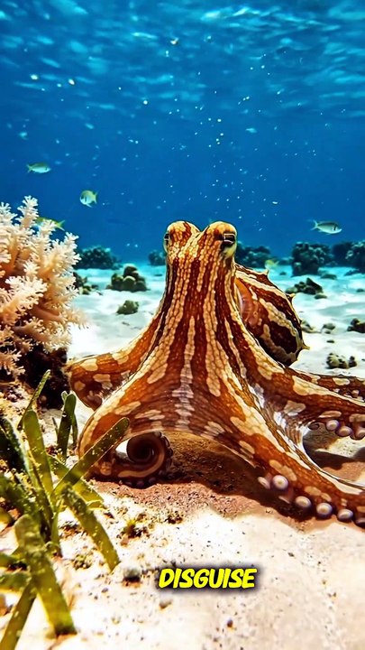 🐙 What if an octopus could convince predators it was an entirely different animal?