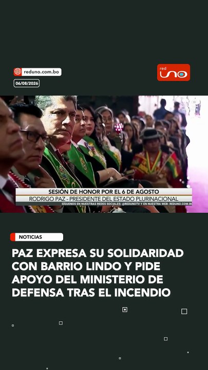 Rodrigo Paz envió un mensaje de solidaridad a los comerciantes afectados por el incendio en la Feria Barrio Lindo.