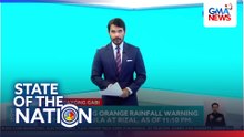 Orange rainfall warning, nakataas sa Metro Manila at Rizal | SONA