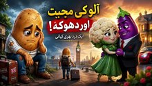 غریب آلو لندن گیا... پیچھے گوبھی نے دھوکہ دے دیا! 😢🥔