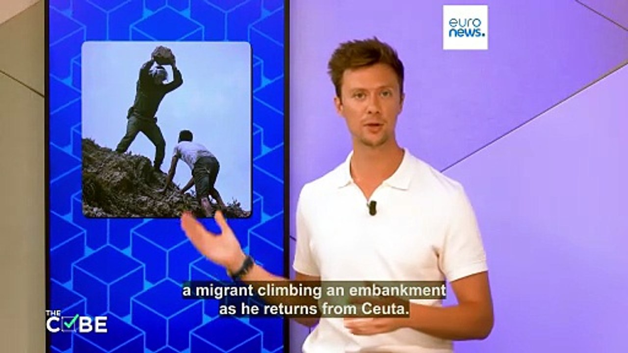 Old videos and AI-generated images spread online about Ceuta crossings