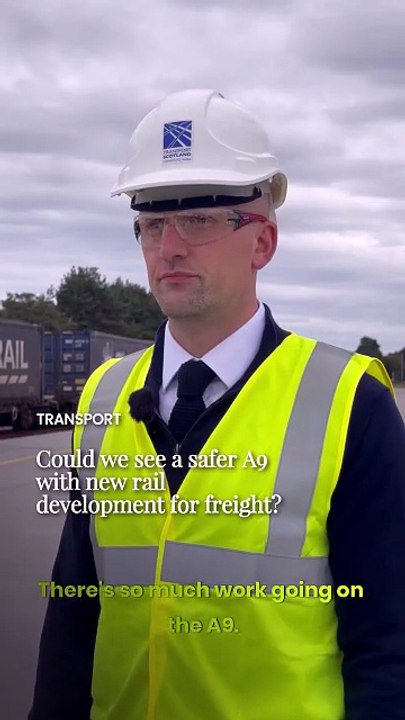 Could we see a safer A9 as new rail development reduces freight on the roads