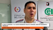 El Rally Mundial y la cuenta regresiva hacia el Mundial 2030 entusiasman a Paraguay