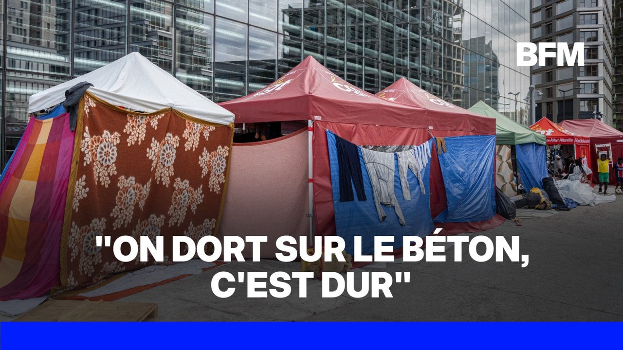 À la rencontre des femmes et des enfants qui occupent le parvis du Samu social de Paris
