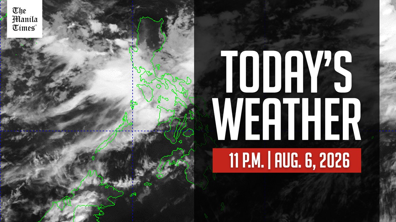 Today's Weather, 11 P.M. | Aug. 6, 2026