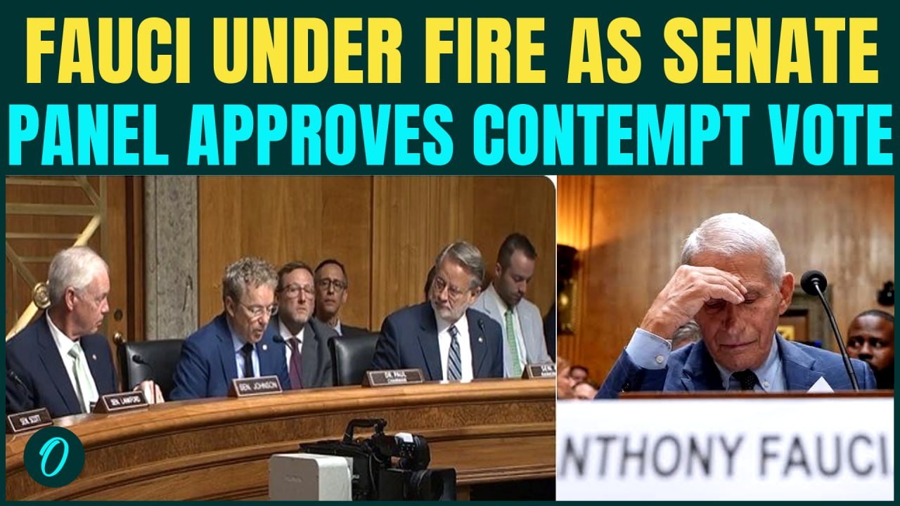 BREAKING: Fauci Faces Congressional FIRESTORM After Senate Contempt Vote | WATCH