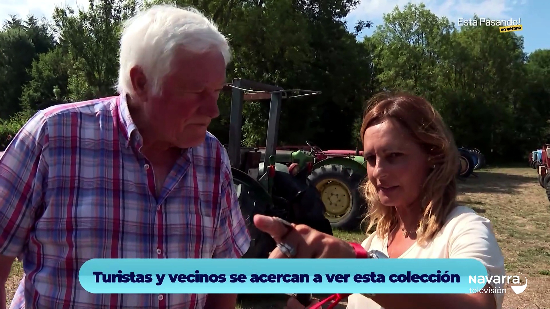 La espectacular exposición de tractores antiguos de Juantxo