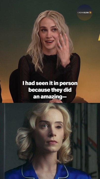 Fallout Cast Reacts to Lucy's Practical Effects Eye Makeup