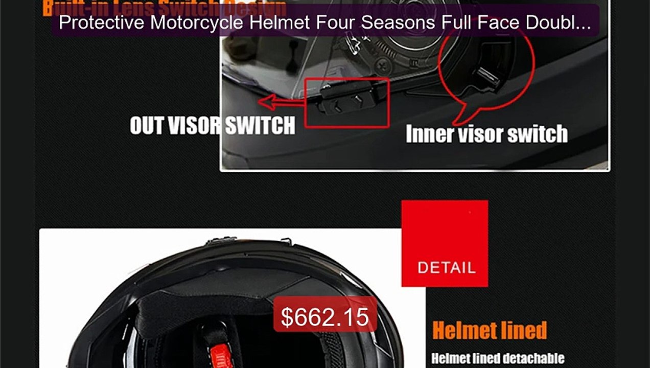 Protective Motorcycle Helmet Four Seasons Full Face Double Lens Bi... -- Best Deal 2026 | Shop Now!