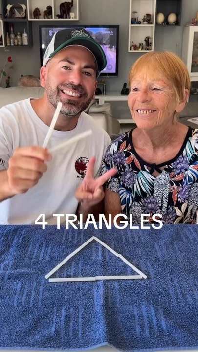 COMMENT FAIRE 4 TRIANGLES ?