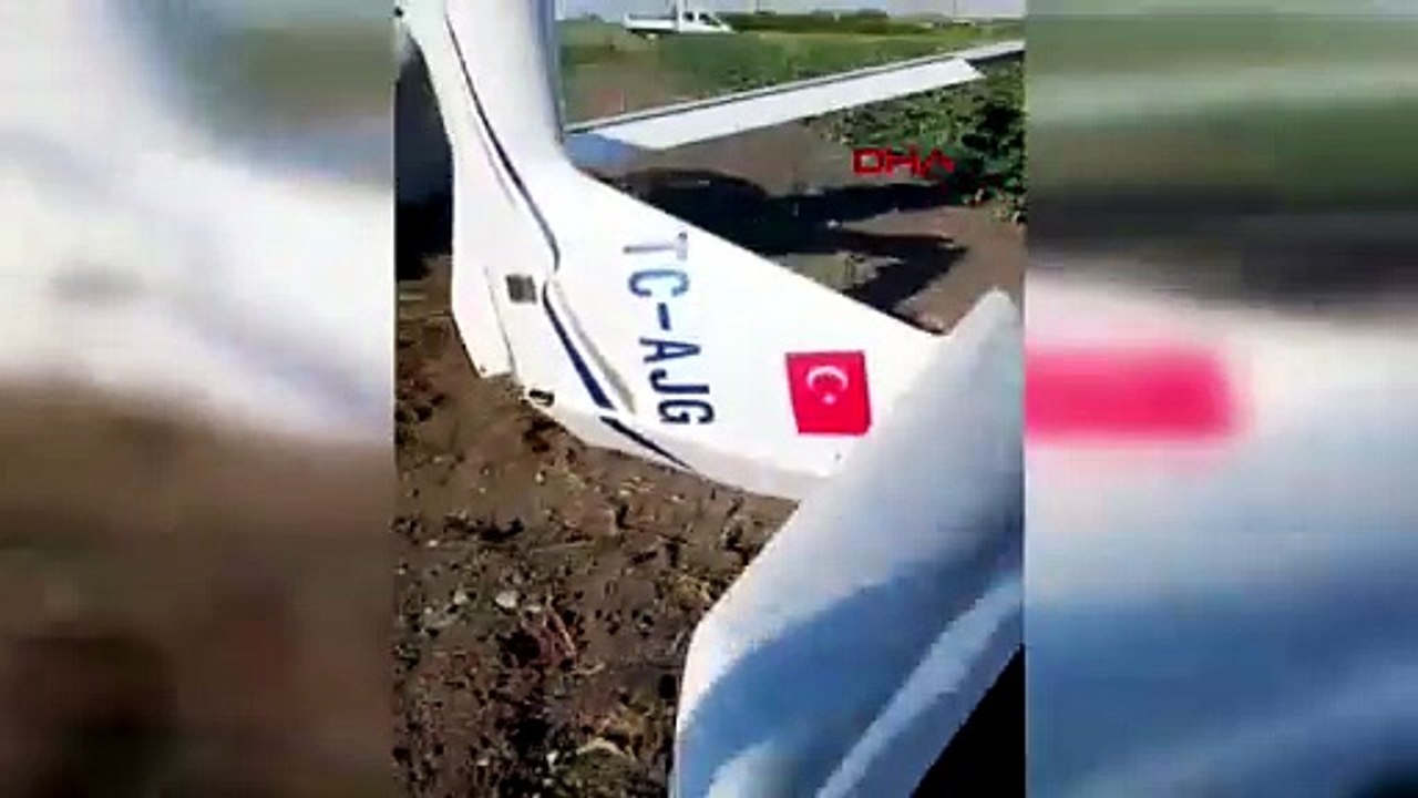 Pilotaj öğrencisi yaralandı! Eğitim uçağı kaza kırıma uğradı