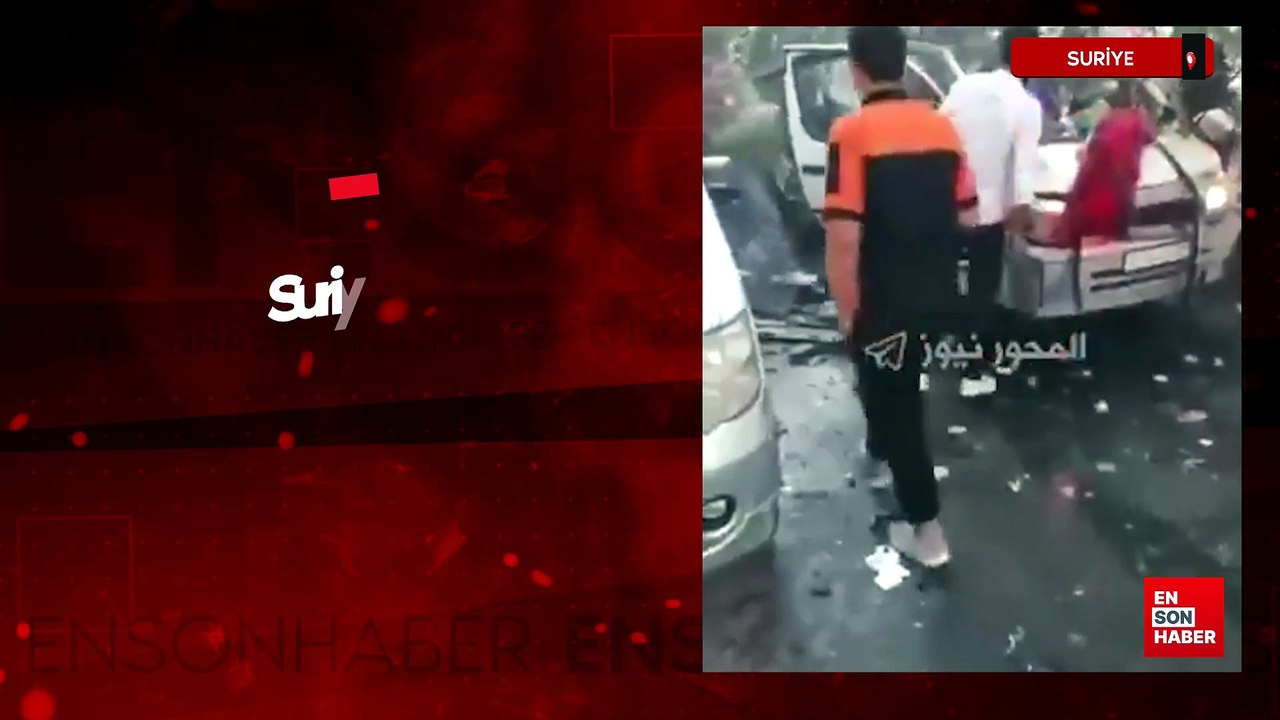 Suriye'nin başkenti Şam'da patlama meydana geldi