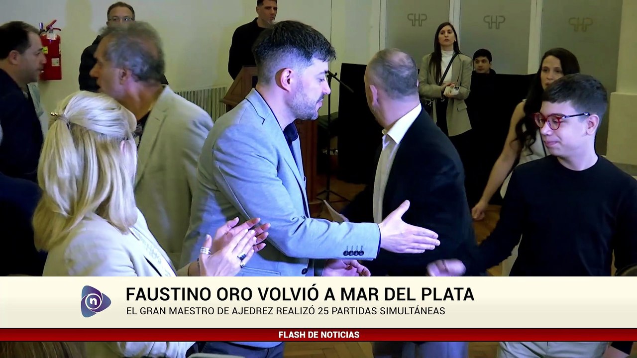 FAUSTINO ORO VOLVIÓ A MAR DEL PLATA