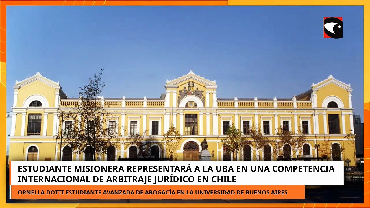 Misionera fue elegida para representar a la UBA en una competencia internacional de arbitraje
