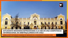 Misionera fue elegida para representar a la UBA en una competencia internacional de arbitraje