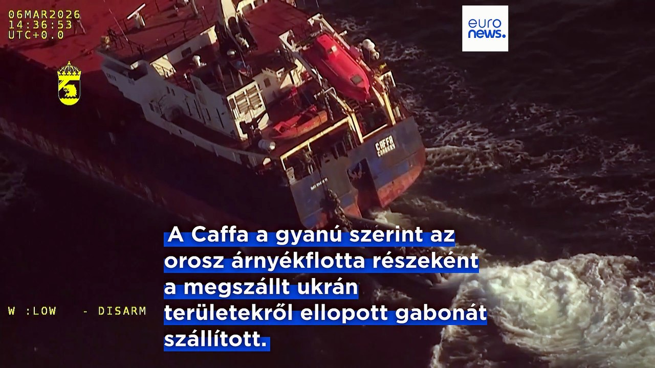 Svédország átadja az orosz „árnyékflotta” lefoglalt teherhajóját Ukrajnának