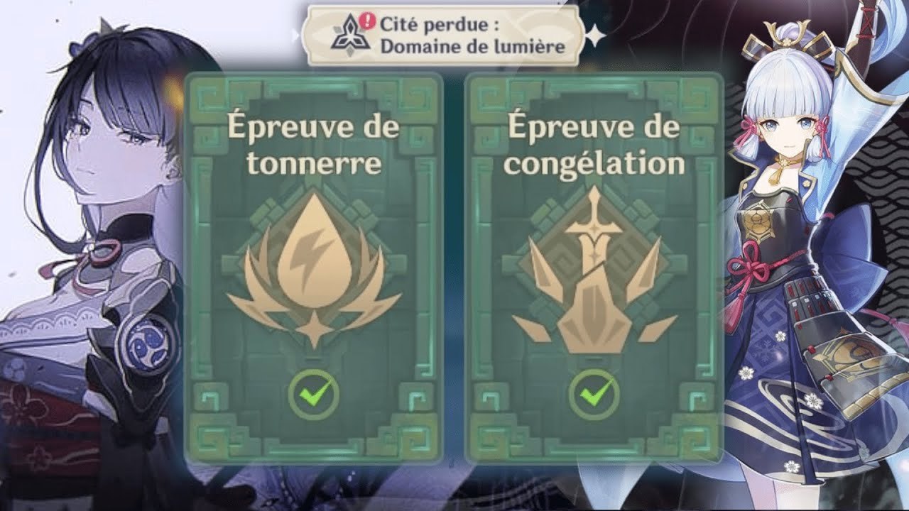 Genshin Impact FR | Évent - Cité perdue : Épreuve du Tonnerre et de Congélation !