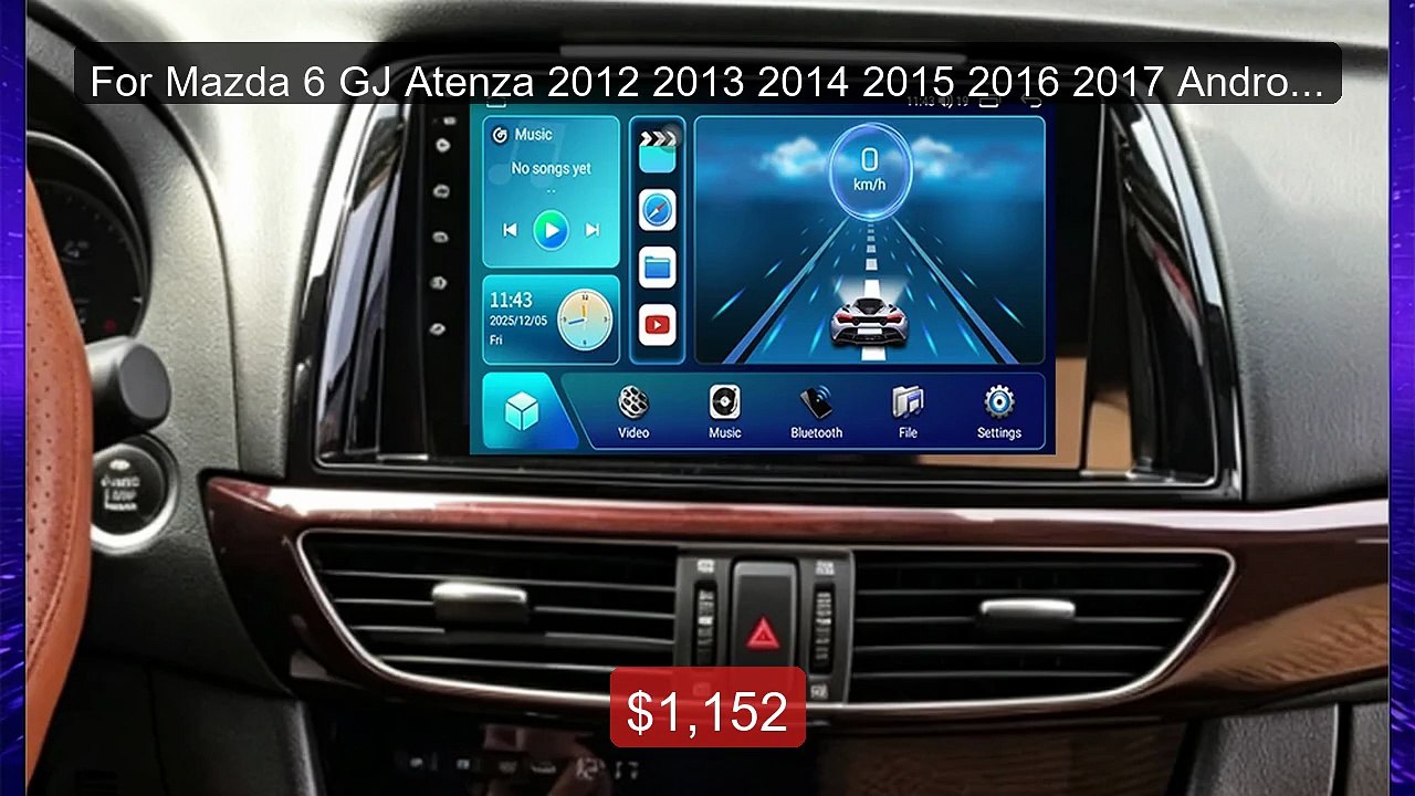 For Mazda 6 GJ Atenza 2012 2013 2014 2015 2016 2017 Android 16... -- Best Buy 2026 | Great Quality!
