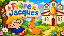 🔔 Frère Jacques 🥱💤 | Comptines Françaises 🎶 | Chansons pour Enfants 🐰 | Karaoké avec Paroles