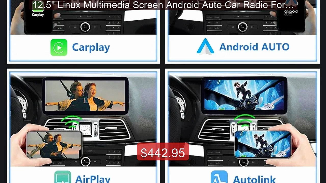 12.5'' Linux Multimedia Screen Android Auto Car Radio For Benz... -- Hot Deal 2026 | Limited Offer!