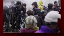 Buenos Aires: La policía reprimió con balas de goma y agua una marcha contra la Ley de Tierras y hubo varios detenidos.