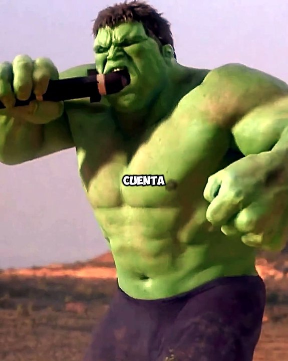¿Te diste cuenta de que en Hulk?