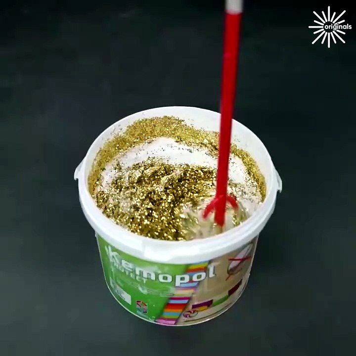 If you ever want glitter walls, this hack is for you!