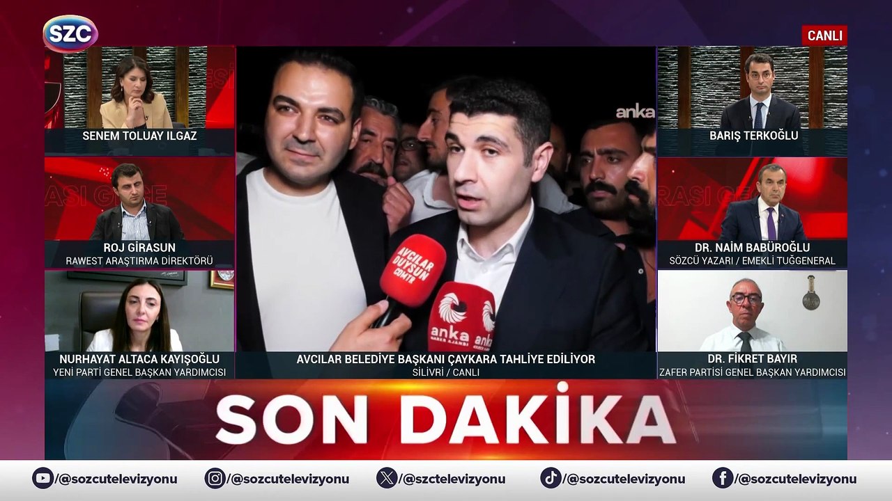 Avcılar Belediye Başkanı Utku Caner Çaykara tahliye edildi