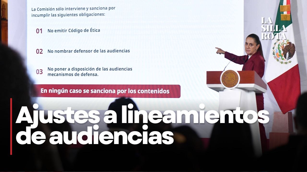 Sheinbaum retomará la discusión sobre los derechos de las audiencias la próxima semana
