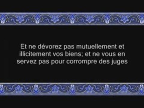 Sourate 2: al baqara (sourate la vache) versets 177 à 202