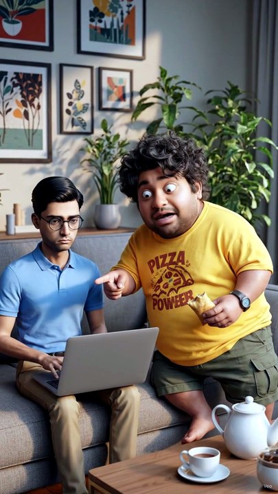 Golu aur Molu ka AI वाला Comedy Chaos 😂 | Funny Hindi Short