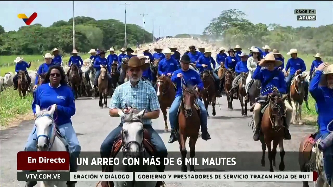 Apure se consolida como potencia agroproductiva con el arreo de 6 mil mautes